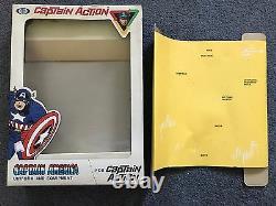 VINTAGE 1966 Ideal CAPTAIN ACTION Complete CAPTAIN AMERICA OUTFIT WITH BOX! Rare