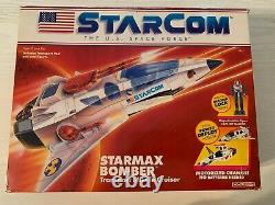 VINTAGE 1986 Coleco STARCOM STARMAX BOMBER Missile Cruiser MISB SEALED BOX RARE