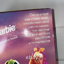 VINTAGE 1996 HULA HAIR BARBIE DOLL AFRICAN AMERICAN NEW IN BOX RARE Box Is Damag