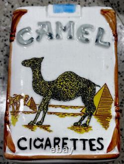 VINTAGE Camel Cigarettes Ceramic Advertising Cig Box Collectible Rare