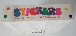 VINTAGE LOT OF Mrs. Grossman's / Lillian Vernon Sticker Boxes Sets 1990s RARE
