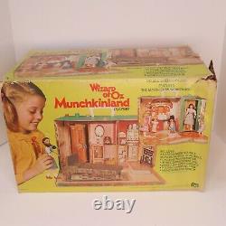 VINTAGE RARE 1974 MEGO THE WIZARD OF OZ MUNCHKINLAND PLAY SET 1970'S TOY with BOX