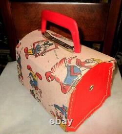 VINTAGE RARE GREEK DISNEY MICKEY MOUSE LUNCH BOX LATE 70s
