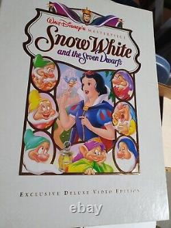 VINTAGE RARE Snow White VHS BOX SET CONTENTS SEALED