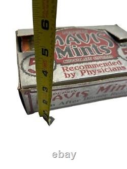 VINTAGE Rare 5 Cents ADVERTISING 24 UNOPENED BOX PEPSIN MAVIS MINTS