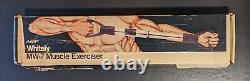 VINTAGE Rare AMF Whitely MW-7 Muscle Chest Build Exerciser + Box Poster & Chart