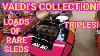 Valdi S Collection Of Rare Sleds Lots Of Triples Vintage Sleds Collector Snowmobiles