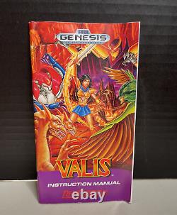 Valis Sega Genesis CIB COMPLETE IN BOX RARE 1991 Vintage 90s