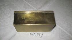 Very Rare Princeton University Handsome Vintage Brass Box With Princeton Shield