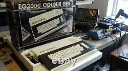 Very Rare Vintage Eaca Color Genie Eg2000 Computer System (vgc Boxed)