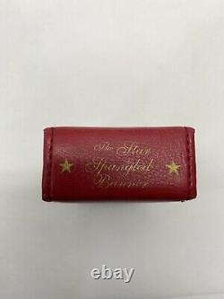Very Rare Vintage Music Box Plays Star Spangled Banner Red United States America