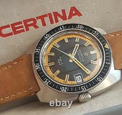 Very rare, boxed, serviced vintage Certina Argonaut 200 M diver automatic watch