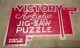 Vintage 1000 Piece Victory Gold Box Wood Jigsaw Puzzle. 28 X 22 Rare! A++