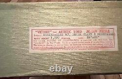 Vintage 1000 Piece Victory Gold Box Wood Jigsaw Puzzle. 28 X 22 Rare! A++