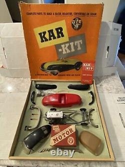 Vintage 1940s Toy Founders Inc. Kar Kit Futuristic Car model kit With box RARE