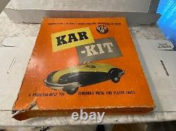 Vintage 1940s Toy Founders Inc. Kar Kit Futuristic Car model kit With box RARE