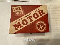 Vintage 1940s Toy Founders Inc. Kar Kit Futuristic Car model kit With box RARE