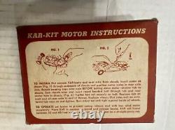 Vintage 1940s Toy Founders Inc. Kar Kit Futuristic Car model kit With box RARE