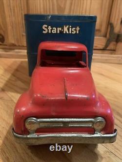 Vintage 1954 Tonka Star Kist Tuna Box Delivery Truck RARE Pressed Steel USA #725