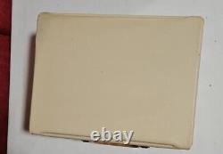 Vintage 1960 Roy Rogers Saddlebag Vinyl Lunch Box Rare Light Tan / Cream Version