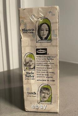 Vintage 1964 Uncle Fester Remco figure Addams Family In Box RARE SEALED LOOK WOW