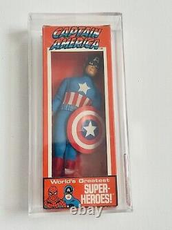 Vintage 1975 MEGO WGSH Captain America MIB- AFA 80 5 Digit Box! Rare