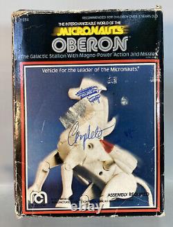Vintage 1977 Mego Micronauts Oberon Figure Horse 100% Complete Original Box Rare