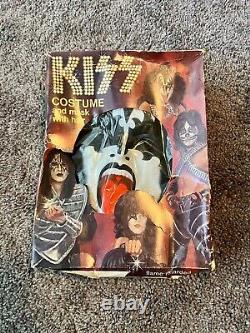 Vintage 1978 Aucoin Gene Simmons KISS Costume Never Worn In The Box (rare)