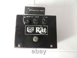 Vintage 1982 ProCo Rat Distortion Effects Pedal Big Box Original LM308 IC Rare