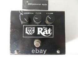 Vintage 1982 ProCo Rat Distortion Effects Pedal Big Box Original LM308 IC Rare