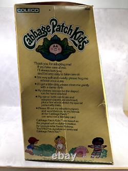 Vintage 1983 Cabbage Patch Kids Doll With Papers PAT ADEL In Box Rare