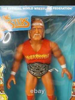 Vintage 1985 LJN WWF WWE WCW Wrestling Hulk Hogan 16 Hulkamania IN BOX RARE