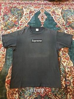 Vintage 1997 Supreme Box Logo T Shirt Sz Large RARE 90s Single Stitch