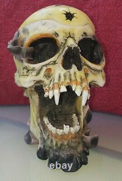 Vintage 2002 Metallica Rare Pushead Skull Ashtray Bust Stash Box Figurine Spence