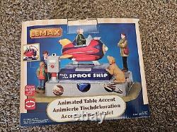 Vintage 2011 Rare Lemax Ride the Space Ship Carnival Accessory #14341 With Box