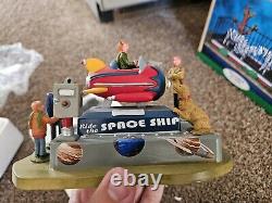 Vintage 2011 Rare Lemax Ride the Space Ship Carnival Accessory #14341 With Box