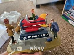 Vintage 2011 Rare Lemax Ride the Space Ship Carnival Accessory #14341 With Box