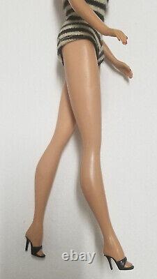 Vintage #3 Barbie Doll Brunette Ponytail withOriginal Box (RARE!)