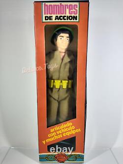 Vintage 70's Action Man Soldier (GI JOE) Figure 12 Original Box RARE