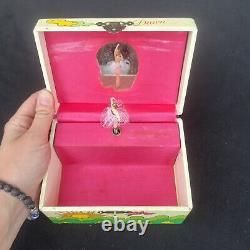 Vintage 70's Dawn Doll Topper Music Jewelry Box RARE WORKS