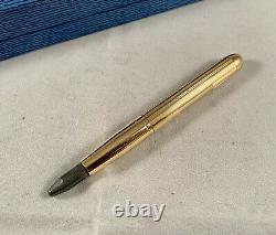 Vintage A. SULKA Solid 14K Yellow Gold Mechanical Pencil In Original Box RARE