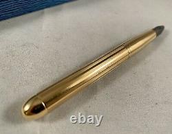 Vintage A. SULKA Solid 14K Yellow Gold Mechanical Pencil In Original Box RARE