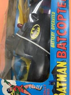 Vintage Ahi 1977 Batman Batcopter Battery Operated Hk New In Box DC Comics Rare