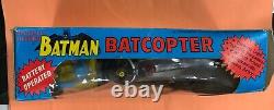 Vintage Ahi 1977 Batman Batcopter Battery Operated Hk New In Box DC Comics Rare