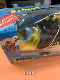 Vintage Ahi 1977 Batman Batcopter Battery Operated Hk New In Box DC Comics Rare