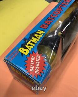 Vintage Ahi 1977 Batman Batcopter Battery Operated Hk New In Box DC Comics Rare