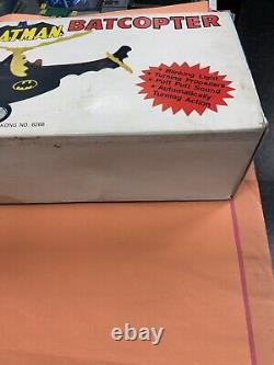 Vintage Ahi 1977 Batman Batcopter Battery Operated Hk New In Box DC Comics Rare