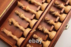 Vintage Anri Mediolanum Bust Chess Set In Box Rare