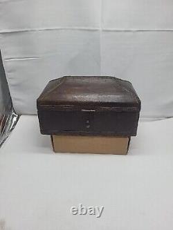 Vintage Antique Rare Treasure Jewelry Table Desk Box Wood Custom Art HISTORY
