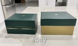 Vintage Authentic Rolex Green Watch Box Datejust 80s Booklet Tag SET Rare CLEAN